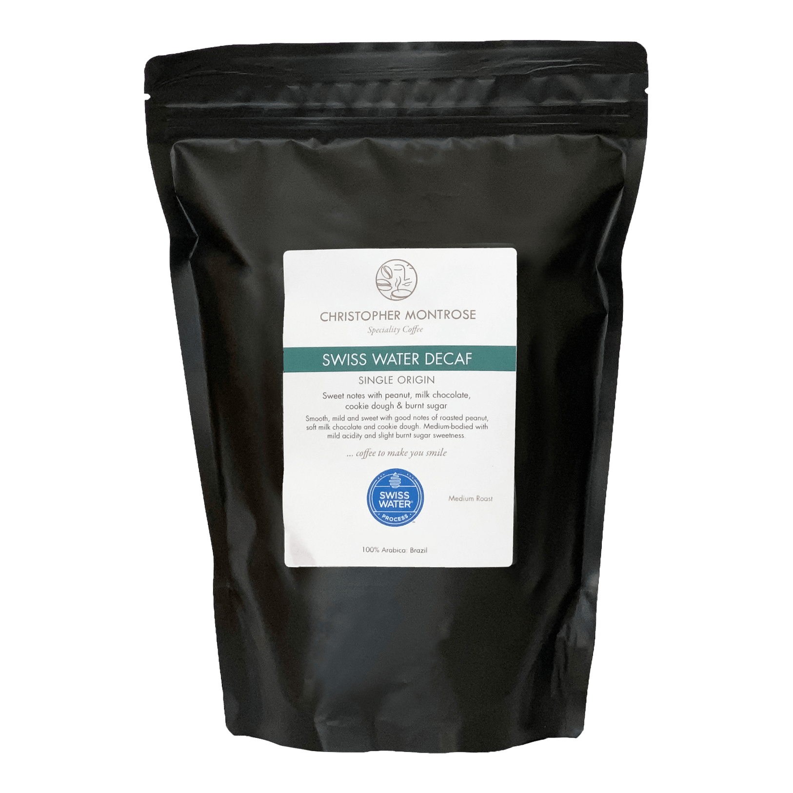 Christopher Montrose Swiss Water Decaf Coffee